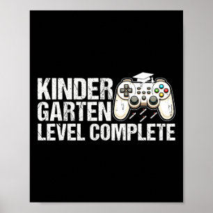Afgestudeerd op kleuterniveau 2025 Gamer Poster