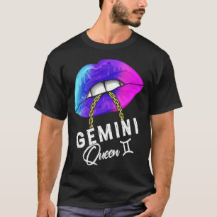 Afgestudeerd Paarse Blauwe Tweeling Koningin mei o T-shirt