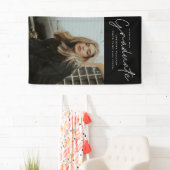 Afgestudeerd script afstudeerfeest foto spandoek (Insitu)