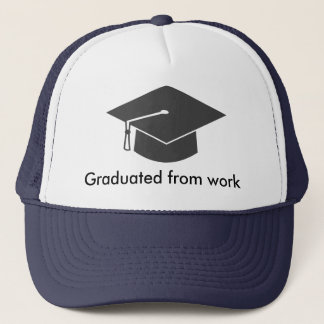 Afgestudeerd van werk trucker pet
