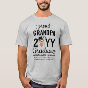 Afgestudeerde Foto Afstudeerklas Jaar Trots Opa T-shirt