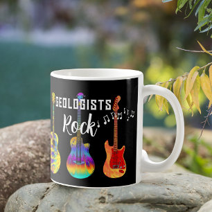 Afgestudeerde geologen rock afstuderen koffiemok