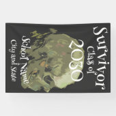 Afgestudeerde klas van 2024 2025 2026 2027 2028 20 spandoek (Horizontaal)