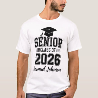 Afgestudeerde Klas Van 2026 Afstudeerceremonie Aan T-shirt