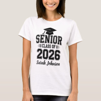 Afgestudeerde Klas Van 2026 Afstudeerceremonie Aan T-shirt