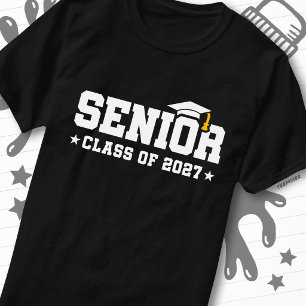 Afgestudeerde klas van 2027 eindexamenjaar trots t-shirt