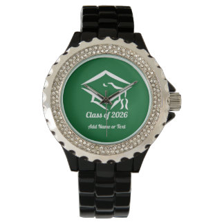 Afgestudeerde klas van 20?? KLGRNWHT Aangepast jaa Horloge