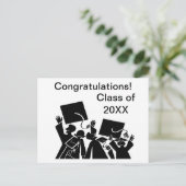 Afgestudeerde klas van 20XX ansichtkaart Briefkaart (Staand voorkant)