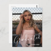 Afgestudeerde klasse van de 2022-Afstuderen fotoka Briefkaart (Voorkant / Achterkant)