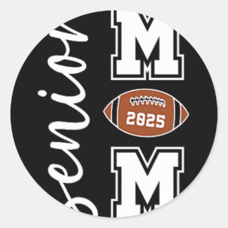 Afgestudeerde Moeder 2025 Football Moeder Cl Van 2 Ronde Sticker