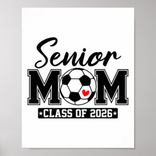 Afgestudeerde moeder Cl van 2026 Voetbalmoeder Afs Poster