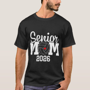 Afgestudeerde moeder Cl van 2026 Volleybal Moeder T-shirt