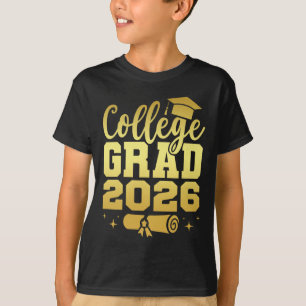 Afgestudeerde student Cl van 2026 Grad Afstuderen T-shirt