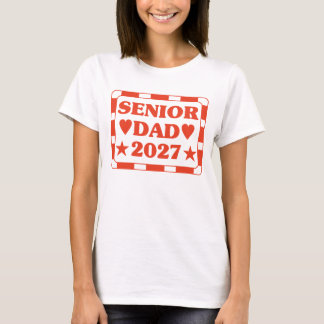 Afgestudeerde vader 2027 t-shirt