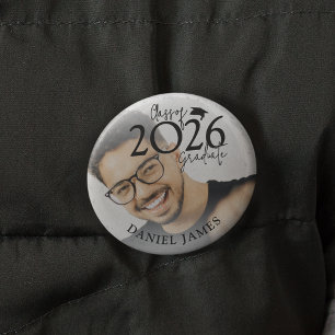 Afgestudeerde van de klas 2026 Afstudeerfoto Ronde Button 3,2 Cm