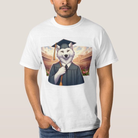 Afgestudeerde Wolf T-shirt (Voorkant)