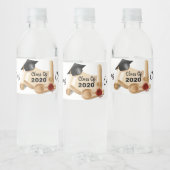 Afgestudeerden 2020 Klas Waterfles Etiket (Flessen)