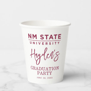 Afgestudeerden New Mexico State University Papieren Bekers