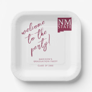 Afgestudeerden New Mexico State University Papieren Bordje