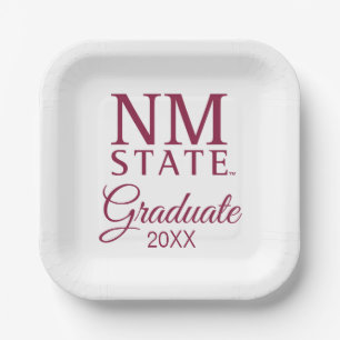 Afgestudeerden New Mexico State University Papieren Bordje