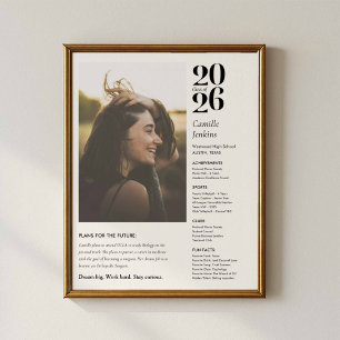 Afgestudeerdenposter Klas van 2026 Poster