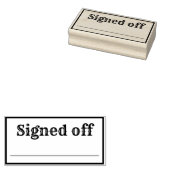 Afgetekend Rubber Stamp Rubberstempel (Gestempeld)