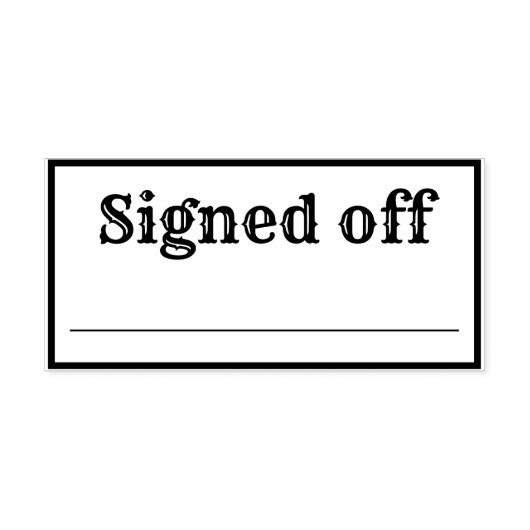 Afgetekend Rubber Stamp Rubberstempel (Afrduk)