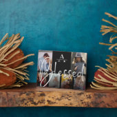 Afgevatte naam van de Manuscript van het Monogram  Fotoplaat (Zijkant)