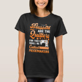 Afgevlekt zijn de "Quilters Sewing Machine Accesso T-shirt (Voorkant)