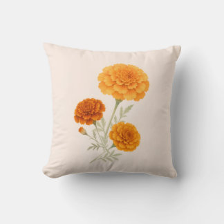 Afgewerkte Marigold Boeket Worp Kussen