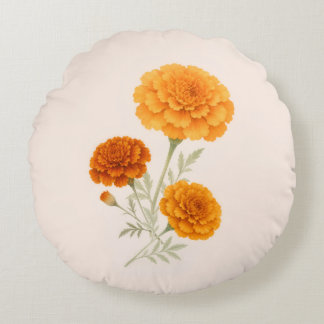 Afgewerkte Marigold Boeket Worp Kussen