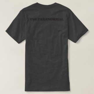 Afgewerkte zwarte TSS Paranormal T-Shirt