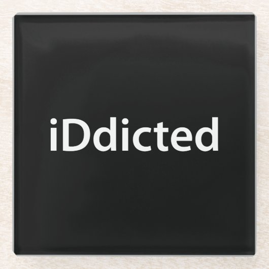 Afgewezen Glazen Onderzetter (Voorkant)