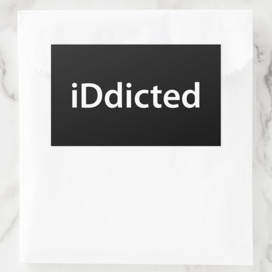 Afgewezen Rechthoekige Sticker (Tas)