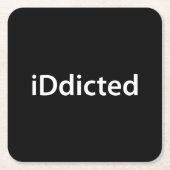 Afgewezen Vierkante Kartonnen Onderzetter (Voorkant)