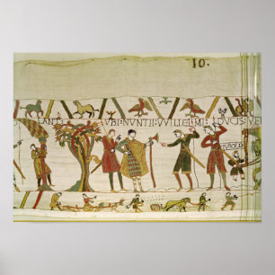 Afgezanten van Duke William worden naar graaf Guy Poster