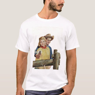 Afgezonderd in Cowboy T-shirt