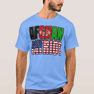 Afghaans-Amerikaanse patriot Pride Heritage Flag G T-shirt
