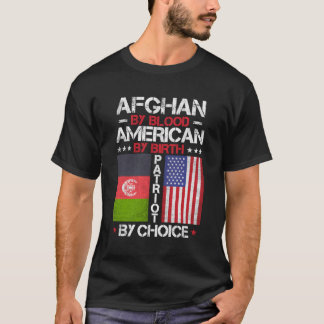 Afghaans bloed door Amerikaanse geboorte door Patr T-shirt
