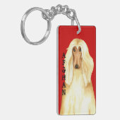 Afghaans kleurenblok sleutelhanger (Voorkant Links)