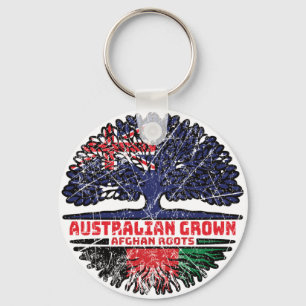 Afghaanse Australische Australiër - boomstammen Sleutelhanger