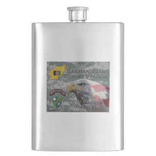 Afghaanse gevechtsveteraan 75e Ranger Regiment Flacon