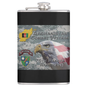 Afghaanse gevechtsveteraan 75e Ranger Regiment Heupfles