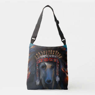 Afghaanse hond crossbody tas