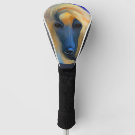 Afghaanse hond golfheadcover
