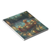 Afghaanse hond kerstvakantie notitieblok (Schuin)