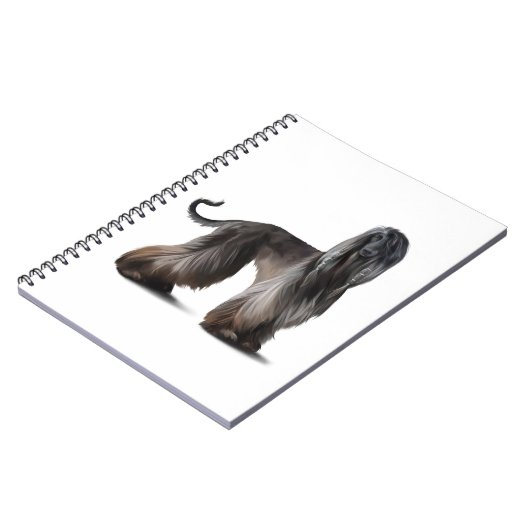 Afghaanse hond notitieboek (Linkerzijde)