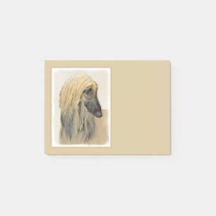 Afghaanse hond schilderen - Kute Original Dog Art Post-it® Notes