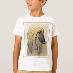 Afghaanse hond schilderen - Kute Original Dog Art T-shirt