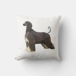 Afghaanse hond vol. png kussen